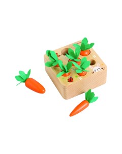 Развивающий набор Посади разные морковки 12 5x12 5x5 5 см Goryeo baby