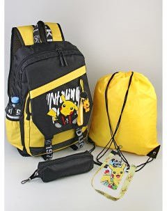 Детские рюкзаки ПикачуBW желтый Bagway