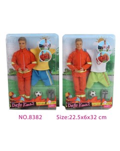 Кукла Юноша со сменной одеждой пожарный и футболист Defa lucy