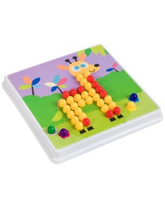 Мозаика для малышей c кнопками 8 шаблонов 240 фишек ВВ2870 Bondibon