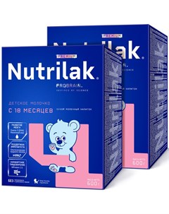 Молочная смесь Premium 4 Нутрилак с 18 мес без пальмового масла 600 г 2 шт Nutrilak