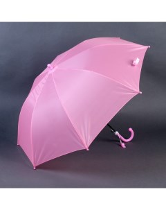 Зонт детский полуавтоматический d 90 см цвет светло розовый Funny toys