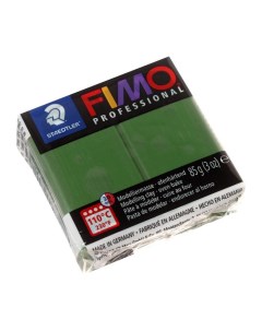 Пластика полимерная глина professional 85 г зелёный лист Fimo