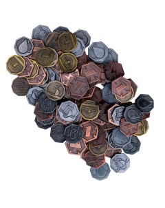 Металлические монеты для настольной игры Плотина Crowd games