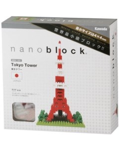 Конструктор Телебашня Tokyo Tower 280 деталей NBH_001 Nanoblock