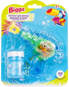 Машинка для мыльных пузырей со световыми эффектами Bigga