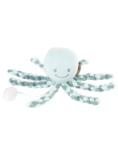 Игрушка мягкая Musical Soft toy Lapidou Octopus coppergreen mint Nattou