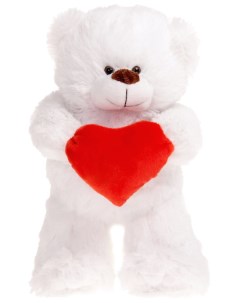 Мягкая игрушка Медведь с сердцем 30 см Рудникс