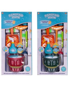 Игровой набор ABtoys Помогаю маме Генеральная уборка 11 предметов Junfa toys