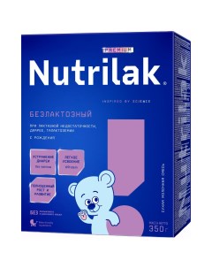 Смесь Premium Безлактозная 350 г Nutrilak