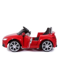 Электромобиль Audi TT RS цвет красный EVA колеса кожаное сидение Nobrand
