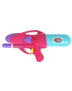 Водный пистолет игрушечный с помпой Наше Лето РАС 37х18 3х6 5 см розовый Bondibon
