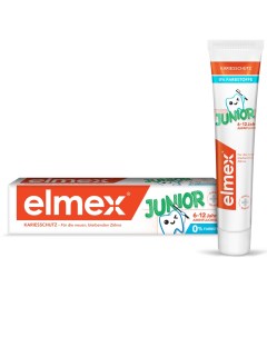 Зубная паста для детей Junior 6 12 лет 75 мл Elmex
