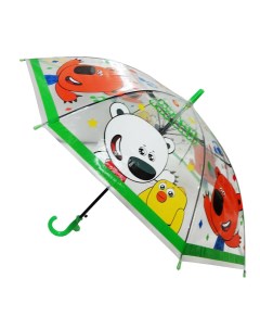 Детский прозрачный зонт Мимимишки со свистком 50 см Играем вместе
