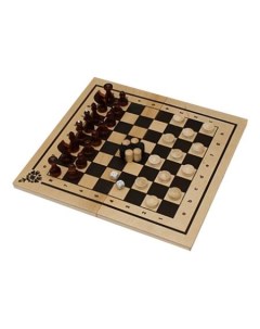 Набор 3 в 1 нарды шашки шахматы ин 7510 Рыжий кот
