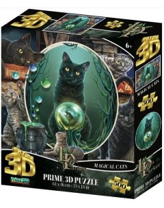 Пазл Super 3D Коллаж Магия кошек 500 деталей Prime3D 32564 Prime 3d