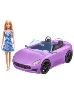 Кукла с розовой машиной HBY29 Barbie