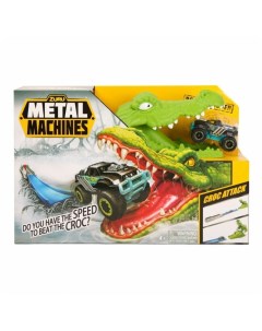 Игровой набор Metal Machines с машинкой трек Крокодил 6718 Zuru
