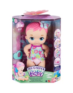 Кукла Mattel Малышка фея Цветочная забота розовая GYP10 My garden baby