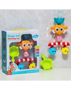 Набор игрушек для игры в ванне Крабик MAX мельница Nobrand