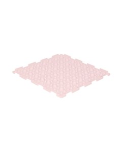 Массажный развивающий коврик Камешки мягкие розовый пастельный 1эл Ортодон