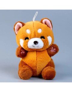 Мягкая игрушка Красная панда 23 см цвет коричневый Nobrand