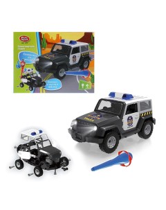 Игровой набор Полиция свет звук эл пит 3 AG13 вх в комплект Наша игрушка