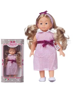 Кукла Bambina Bebe в полосатом платье с бантом 20 см BD1652 M37 w 6 Dimian