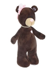 Мягкая игрушка Медведь девочка Choco Milk стоячая 50 см коричневый М002 50 Orange toys