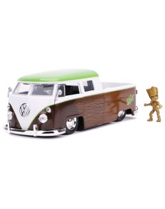Набор Guardians of The Galaxy Hollywood Rides Groot 1963 Volkswagen Bus Jada toys