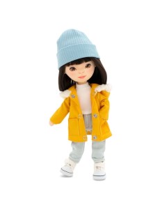 Мягкая кукла Lilu в парке горчичного цвета 32 см Orange toys