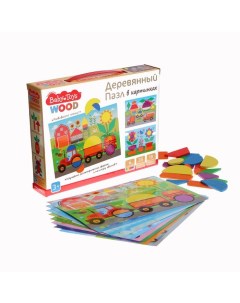 Пазл деревянный Baby Toys 35 элементов Десятое королевство