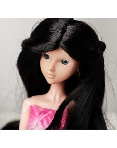 Волосы для кукол Волнистые с хвостиком размер маленький цвет 2В Sima-land