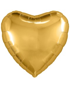Шар фольгированный Agura Сердце Золото 755853 Miland