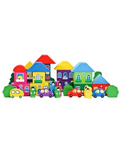 Игровой набор Цветной городок большой 8688 8 Томик