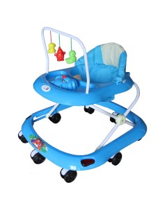 Ходунки детские Маленький водитель синий силиконовые колеса Alis