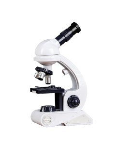 Микроскоп кратность увеличения 450х 200х 80х с подсветкой белый 2291311 Nobrand