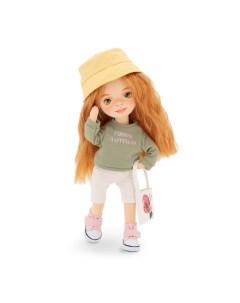 Мягкая кукла Sunny в зелёной толстовке 32 см серия спортивный стиль Orange toys