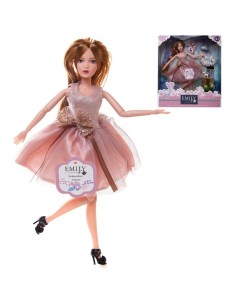 Кукла Эмили Розовая с аксессуарами 30 см Emily