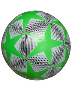 Футбольный мяч Junfa с зелеными звездами 22 23 см Junfa toys