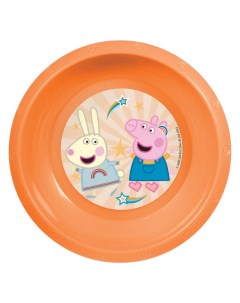 Тарелка детская пластиковая Свинка Пеппа Добрые поступки 16 5 см Nd play