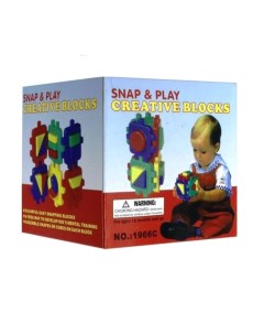 Игрушка для малышей Кубик развивающий 18 деталей Junfa toys