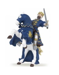 Набор фигурок Король Ричард в синем и его конь 39329 39339 Papo