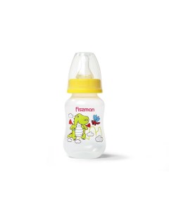 Бутылочка для кормления 125 мл пластик желтая 6873 Fissman