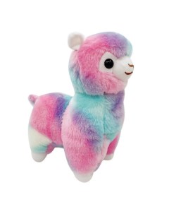 Мягкая игрушка Лама Альпака фиолетово розовый 35 см Sun toys