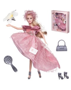 Кукла Junfa Atinil Мой розовый мир в платье с ассиметричной юбкой 28см WJ 21545 Junfa toys