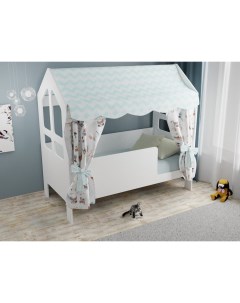 Детская кроватка 85х163 5х155 см Сладкий сон с текстилем вход справа Базисвуд