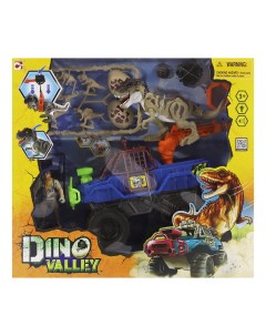 Игровой набор Охотник на динозавра с грузовиком ловушкой джип охотник свет звук Chap mei