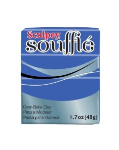 Полимерная глина Souffle 48 грамм цвет 6005 васильковый арт SU Sculpey