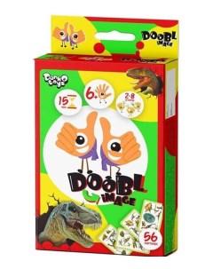 Карточная игра Doobl Image Динозавры Danko toys
